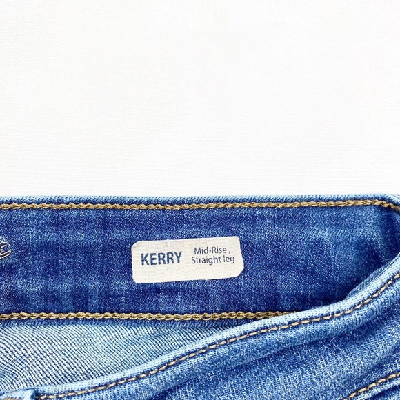 Mavi Jeans Kerry Mid Rise Straight-Leg Jeans Indigo Medium Wash Womens 28/32 - Picture 9 of 12